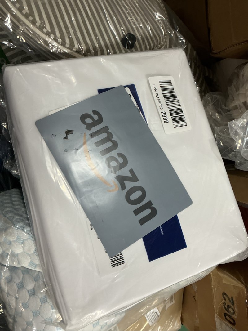 Condition photo showing New/Like New for Twin Size 3 Piece Sheet Set - Comfy Breathable & Cooling Bed Sheets Set - Hotel Luxury Bedding for Women, Men, Kids, Teens, Boys & Girls - Deep Pockets, Ultra-Soft and Wrinkle Free - Oeko-Tex - White Twin 01 - White