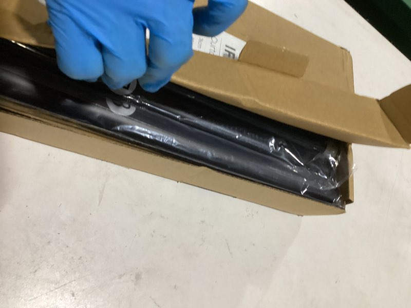 Condition photo showing Good Condition for ifels heavy duty curtain rods for windows 66 to 120 inch,1 inch adjustable black curtain rod with easy installation and modern design,decorative long drapery rods with metal finials (a1,black,30-120") 30"-120" black