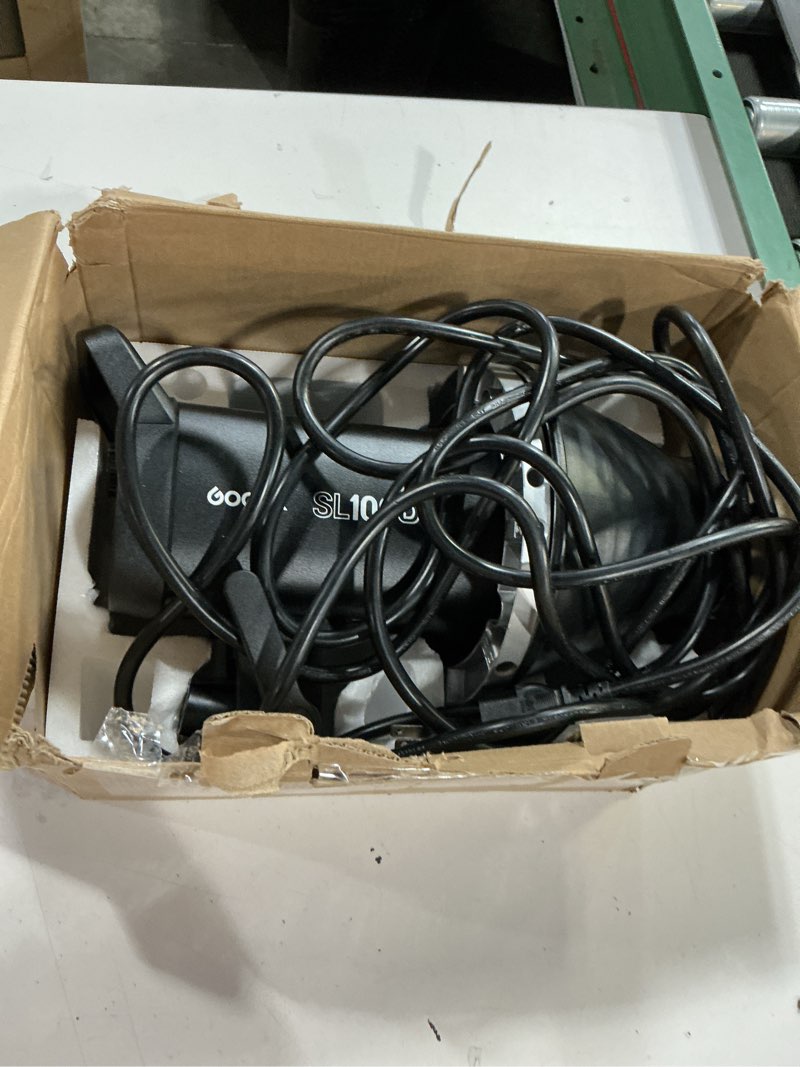 Condition photo showing As Is for Godox SL100D Daylight LED Video Light, 100W 5600K 32100Lux @1M CRI 96+TLCI 97+ Bowens Mount COB LED Continuous Light, 8 FX Effects 0-100% Brightness Studio Light with APP Control