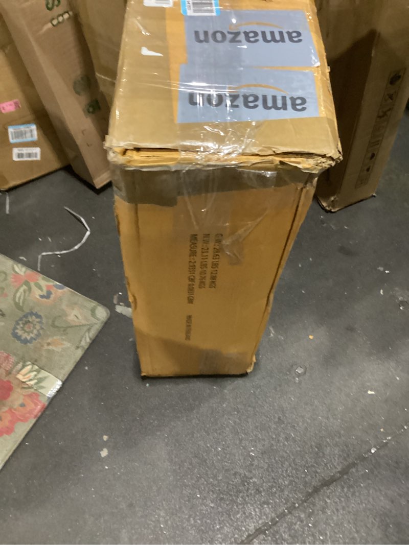 Condition photo showing Good Condition for Amazon Basics Solid Wood Saddle-Seat Kitchen Counter Barstool with Footrest, Easy Assembly - 29-Inch