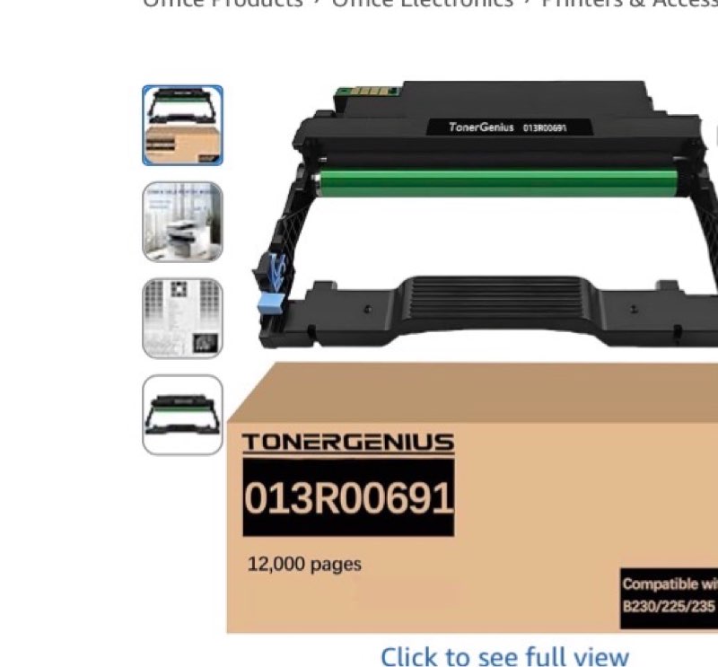 APRONE B230 013R00691 Drum Unit Compatible for B230 B225 B235 Printer Extra High Capacity (12,500 Pa