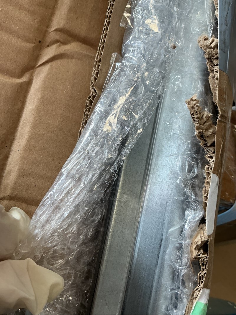 Condition photo showing Good Condition for 12 Ft V-Track Galvanized Inverted V Track for 1'' OD V-Groove Sliding Gate Rollers Driveway Gate with Hammer Drive in Anchors, Heavy Duty Sliding Driveway Gate Track