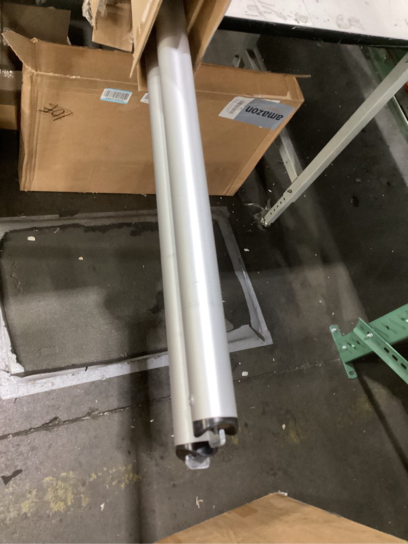 Condition photo showing New/Like New for Heavy Duty Backdrop Stand, 10x10ft Pipe and Drape Backdrop Stand Kit with Adjustable Telescopic Poles Frame and Metal Base, Background Holder for Parties Wedding Birthday Photography Capacity of up to 22 lbs 10x10FT-without Upgrade Clip on