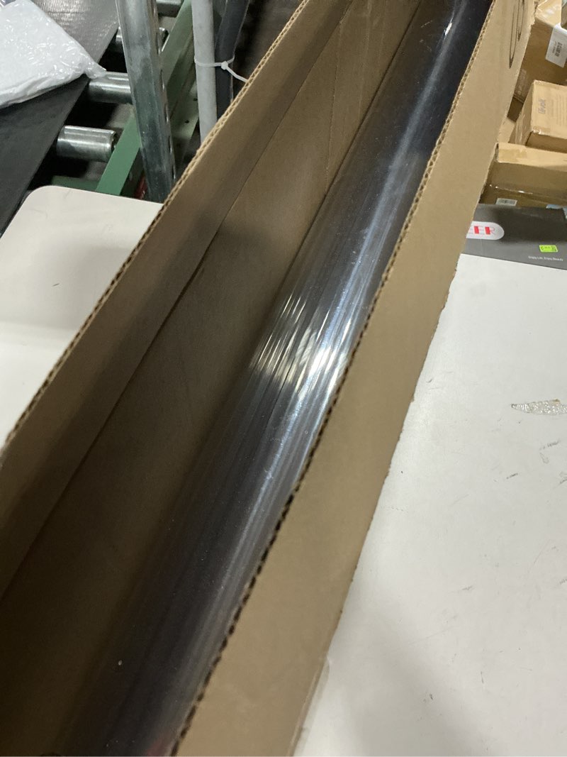 Condition photo showing Good Condition for LovePads 2mm Thick 35 x 71 Inch Clear Table Cloth Cover Protector, Plastic Tablecloth Protector, Plastic Table Cover, Table Pad for Dining Room Table, Kitchen, Wood Grain