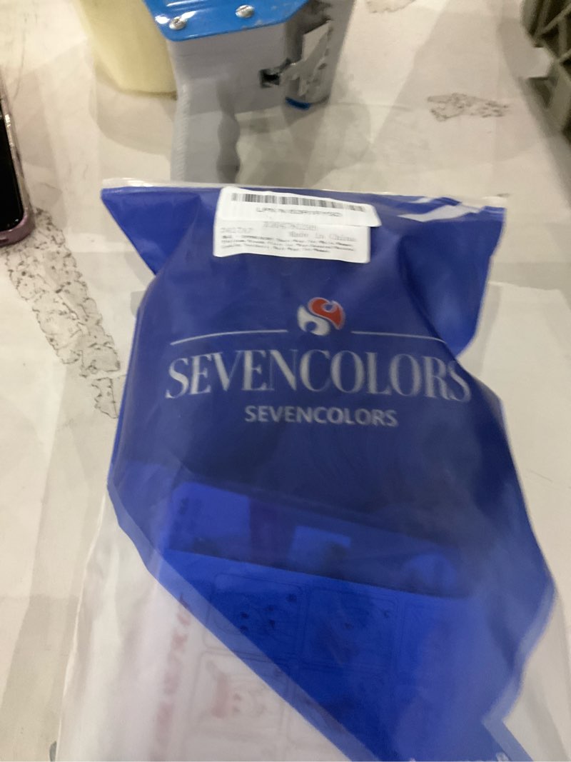 Condition photo showing New/Like New for SEVENCOLORS Short Wigs for White Women Platinum Blonde Pixie Cut Wigs Layered Natural Looking Synthetic Hair Wigs for Women