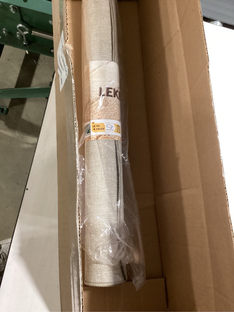 Condition photo showing Good Condition for lekeepgo ultra thin indoor door mat 24"x36", low-profile door mat indoor entrance, non slip rubber backing inside doormat washable welcome front entryway dirt trapper entry mat, khaki khaki woven solid rectangular 24"x36"