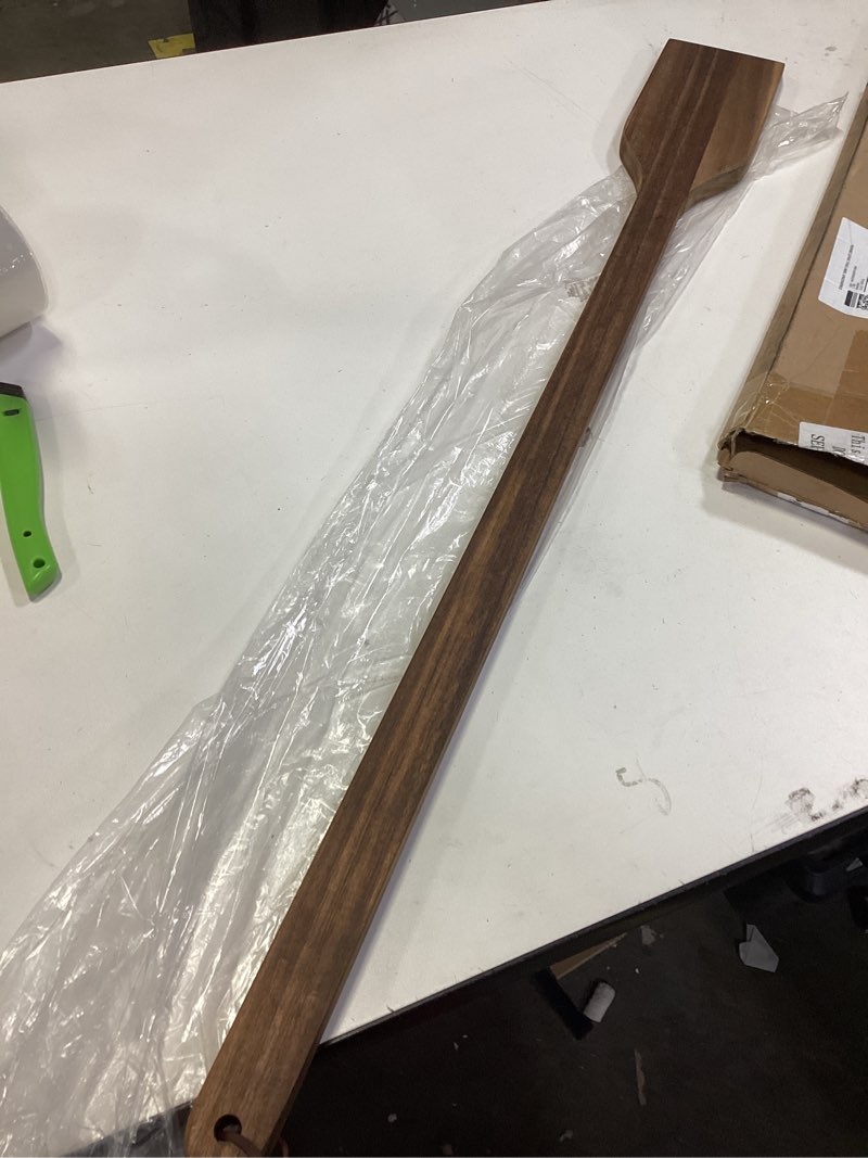 Condition photo showing New/Like New for Timtin 36 Inch Long Wooden Mixing Paddle for Cooking Acacia Flat Wooden Spatula Crawfish Paddle Stir Seafood Boil Pot Cooking Spatula for Crawfish Boil Pot Seafood Beer Camping Restaurants