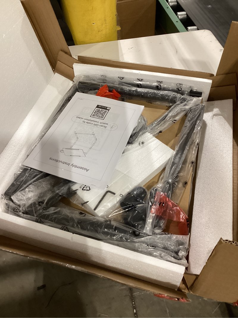 Condition photo showing As Is for Folding TV Tray Adjustable Dinner - Trays for Eating On Couch Wooden Tables Mate Stand Foldable Desk with Cup Holder Portable Rustic 1