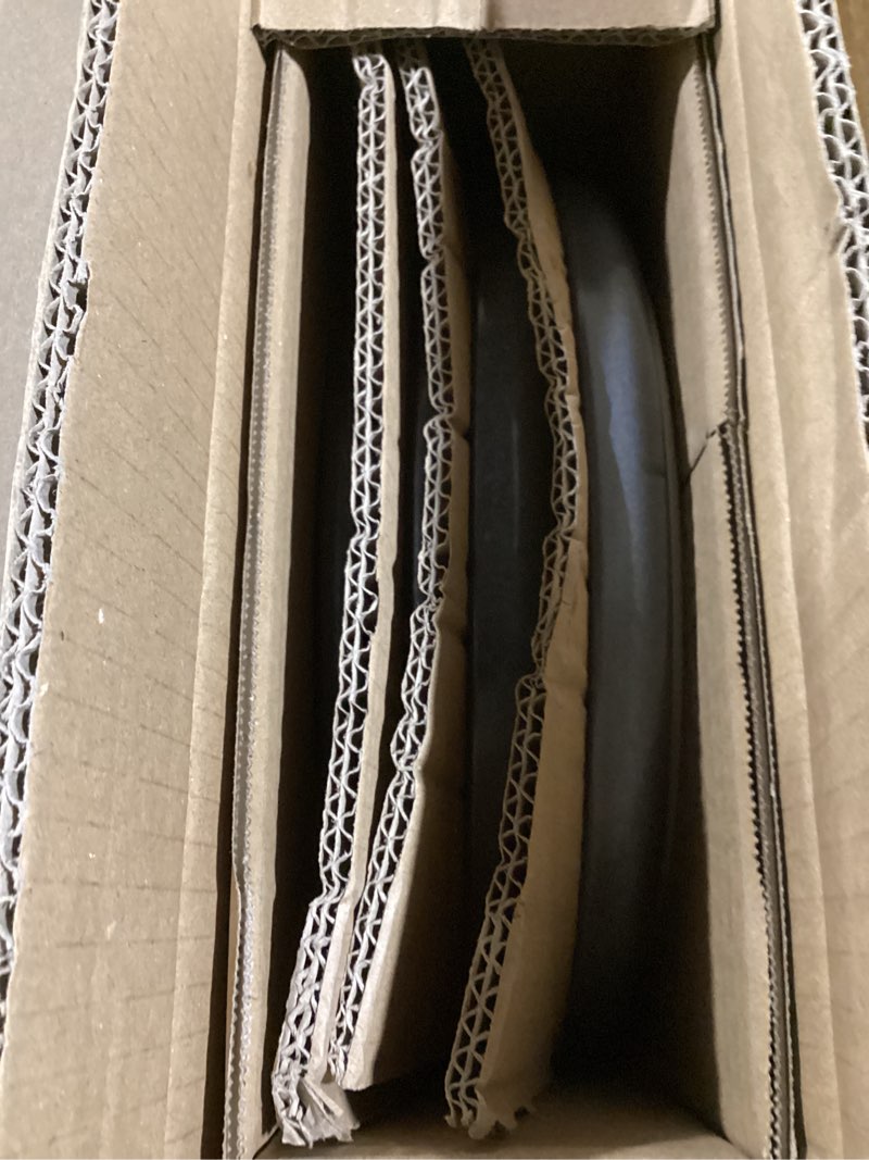 Condition photo showing Good Condition for Famiware Milkyway Stoneware Dinnerware Sets with Pasta Bowls, Service for 4 (16 Pieces), Reactive Glaze Plates and Bowls Sets, Microwave and Dishwasher Safe Dishes Set, Matte Dark Charcoal Matte Dark Charcoal 4 Sets (16 pcs with Pasta Bowls)