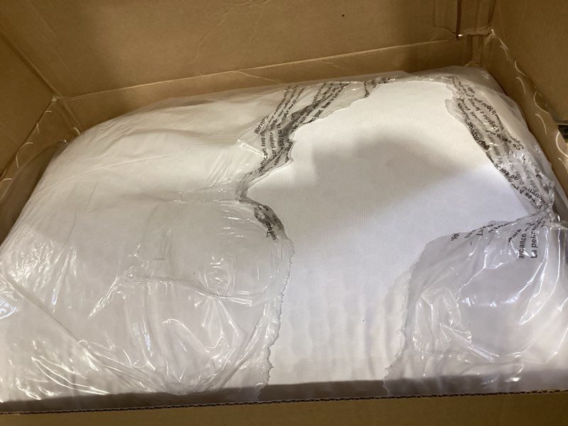 Condition photo showing Good Condition for purple freeform pillow - standard size, customizable support with gelflex grid & microflex moon foam - pressure relief, cooling, extra filling & adjustable height
