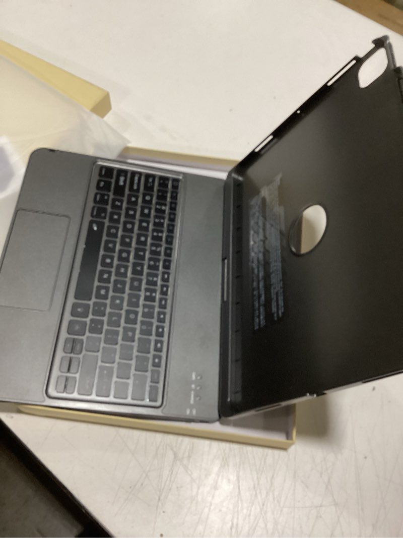 Condition photo showing Good Condition for tqq ipad pro 13-inch case with keyboard (m5 2025 / m4 2024), ipad pro 13 keyboard case with pencil holder, multi-touch trackpad, 360° rotatable, 7-color backlit, thin & light (gray)