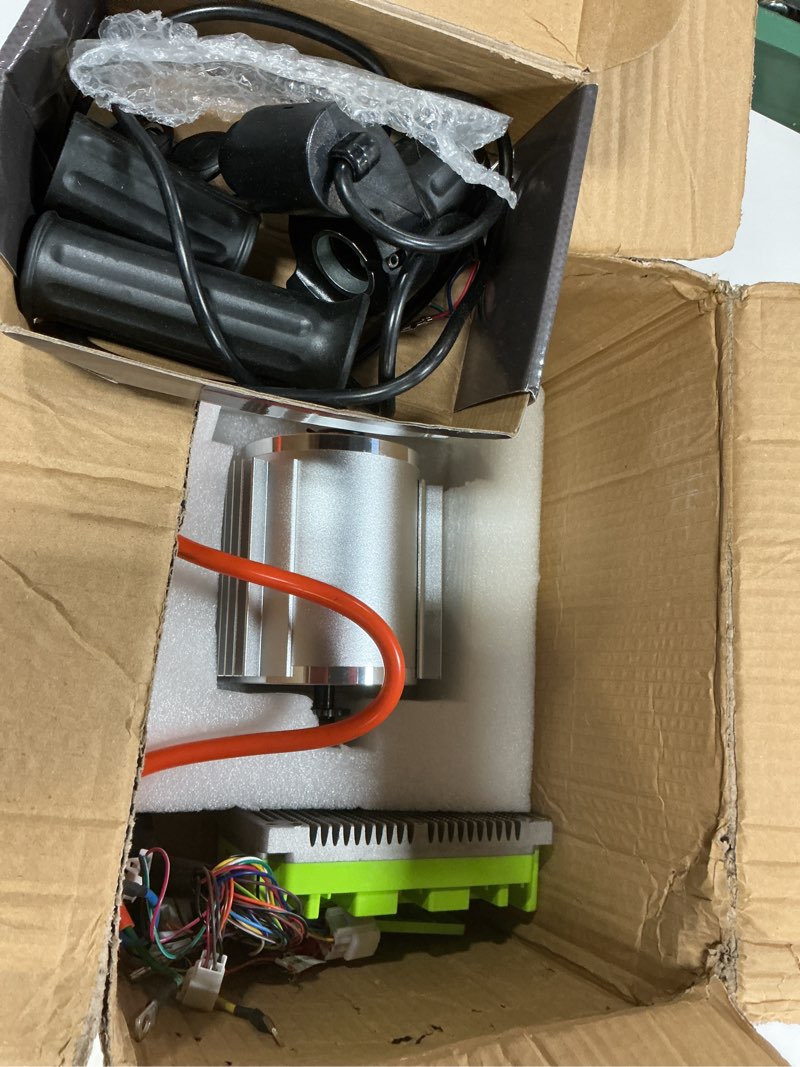 Condition photo showing Good Condition for 72v 3000w brushless motor kit max 6700rpm temperature sensing electric dc motor with 80a 72v fardriver controller for go kart electric motor, electric scooter motorcycle diy part(3kw no bracket) 3000 72v3000w no bracket