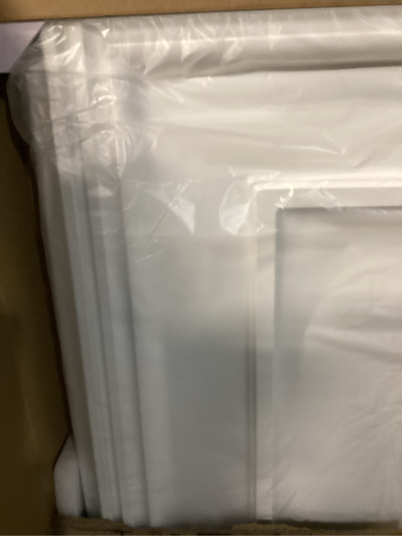Condition photo showing Good Condition for Art3d Drop Ceiling Tiles, 24x48in. White (12-Pack), Polyvinyl Chloride (PVC), Glue Down 24"x48" White 12
