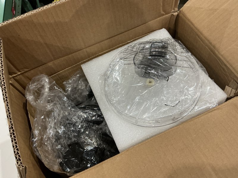Condition photo showing As Is for food processor, vegetable chopper, capable of slicing, shredding, dicing, and blending.