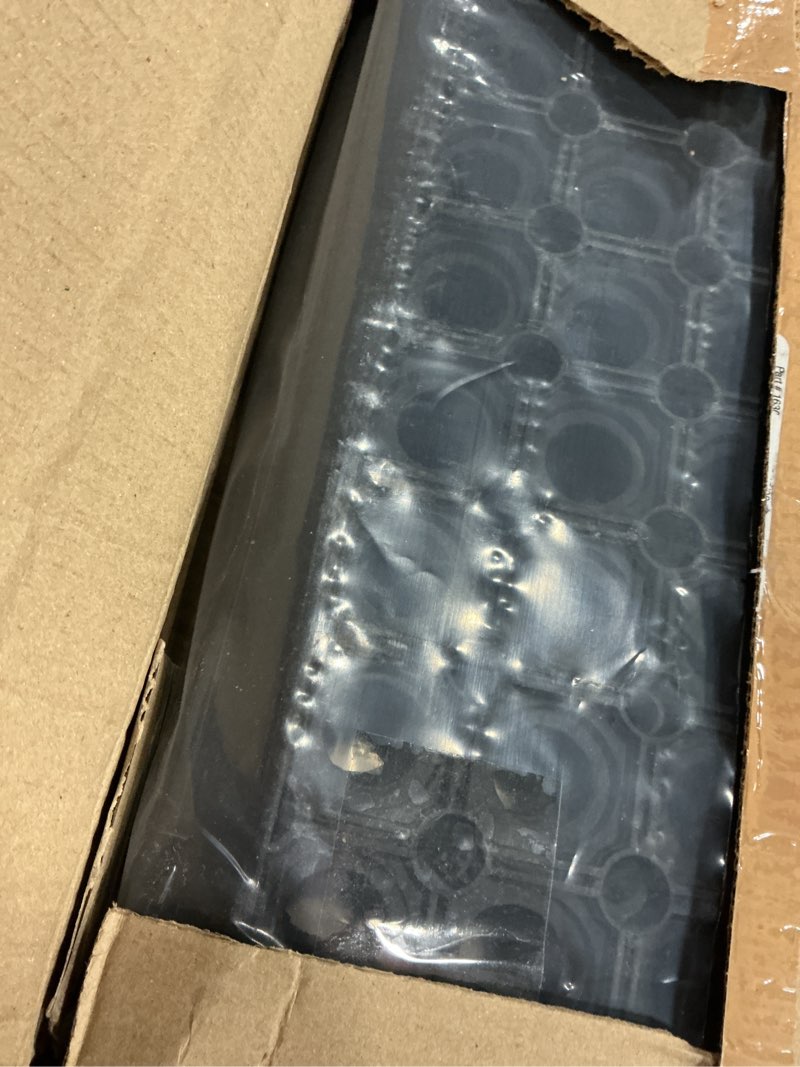 Condition photo showing New/Like New for Ottomanson Outdoor Rubber Stair Treads – Circles Heavy-Duty Non-Slip Stair Mats – Best Grip on Concrete, Brick & Textured Step – Fastening Recommended for Wooden & RV Steps, Pack of 5 Black Circles