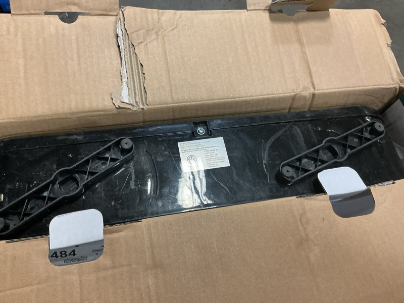 Condition photo showing As Is for utilitech 20-in 120-volt 3-speed high velocity indoor black box fan