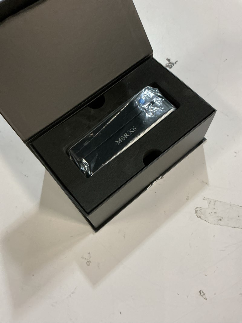 Condition photo showing Good Condition for msr x6 bluetooth vip card swiper reader writer encoder hico 3 tracks usb and bluetooth