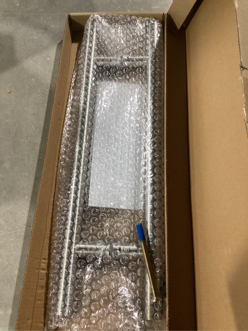 Condition photo showing New/Like New for nhn modern & contemporary double-sided ladder style push-pull stainless door handle for steel, aluminum and glass doors, brushed stainless steel finish (18 inch, satin stainless steel) 18 inch satin stainless steel