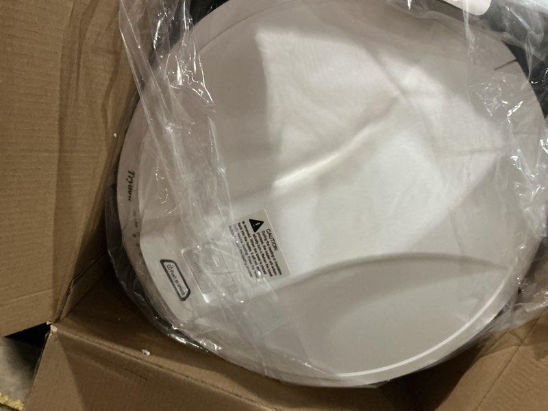 Condition photo showing As Is for Ultra Large Capacity Towel Warmer Bucket, Rapid Heating with Timer, One-Button Control, Safety Lock, Perfect for Home and Spa White