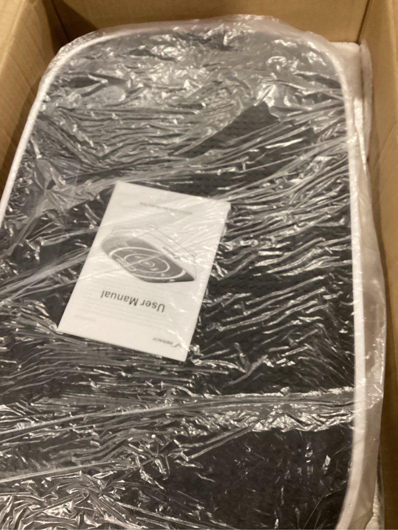 Condition photo showing New/Like New for MERACH Vibration Plate Exercise Machine, Curved Vibration Plate for Lymphatic Drainage Weight Loss, Vibrating Plate with Real-Time Calorie Tracking on LED Display, Workout Equipment for Home Women Men Black