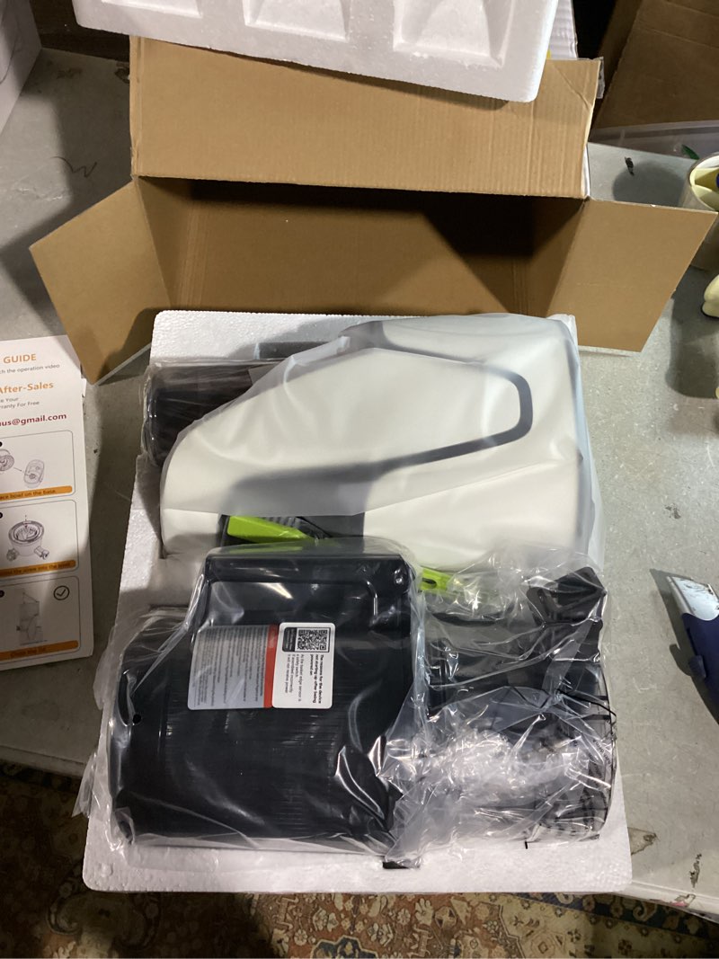 Condition photo showing Good Condition for EanOruus Juicer Machines, 3-in-1 Cold Press Juicer with 6.5" Extra Large Chute, 100oz Large Capacity, AC Motor, Makes Juice, Nut Milk & Sorbet, Bright White