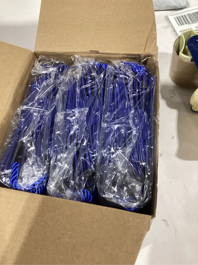 Condition photo showing New/Like New for honoson 60 pcs mini thank you gift bag with handle bulk 4 x 2.75 x 4.5'' small paper foil bag for wedding gift wrapping birthday party(royal blue)