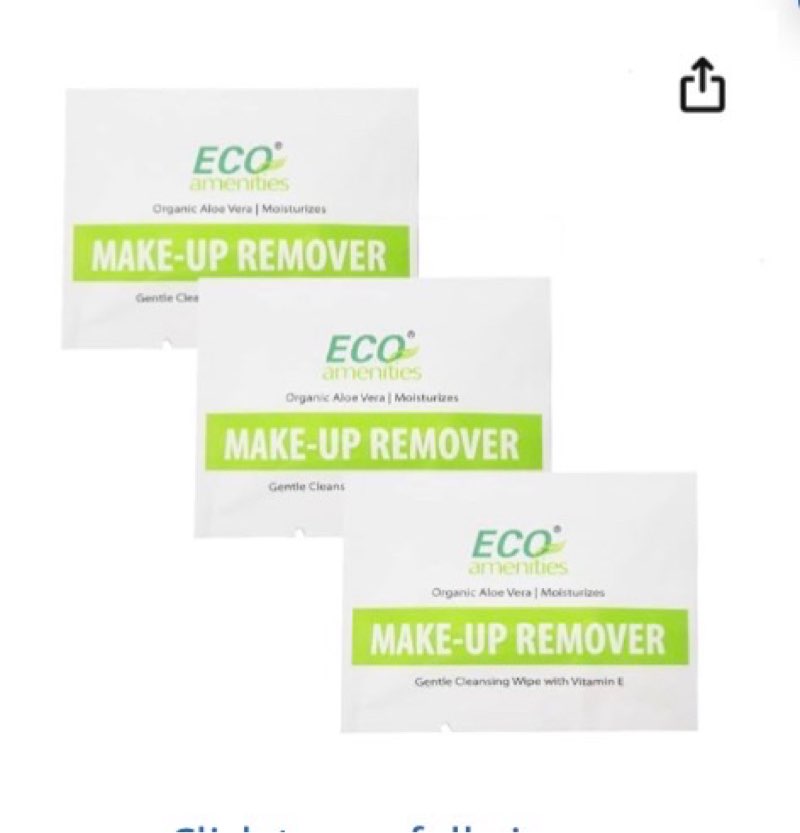 eco amenities aloe vera & vitamin e facial washing packets - 90 count bulk makeup remover wipes - hotel-quality & travel-friendly face wipes individually wrapped
