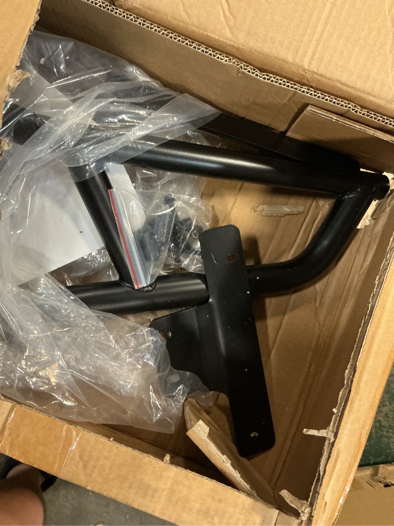 Condition photo showing Good Condition for ecotric front brush guard bumper compatible with 2014-2023 polaris sportsman touring 570 450 ho replacement for 2879714 black heavy-duty steel bumper protector