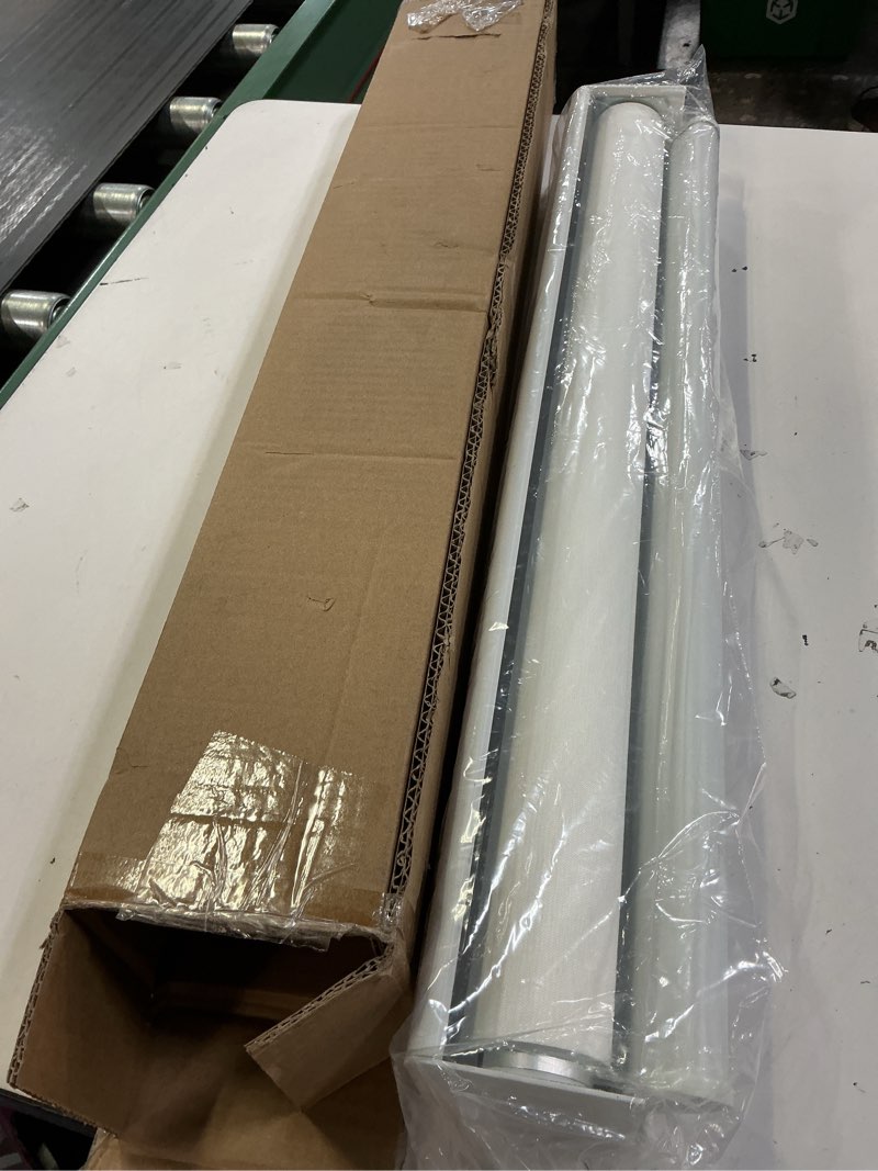 Condition photo showing Good Condition for persilux cordless zebra blinds for windows (24" w x 72" h, white) with upgraded cassette free-stop light filtering dual layers sheer roller shades thermal insulated blinds for office & living room 24"w x 72"h white