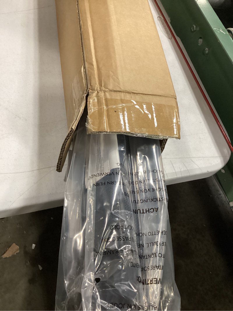 Condition photo showing Good Condition for miumoon 200 inch retractable baby gates 37 inch tall, retractable gate with reinforced strip design to prevent crawling through, 16 ft outdoor retractable gates, extra wide retractable gate for garage black 37" tall x 200" wide