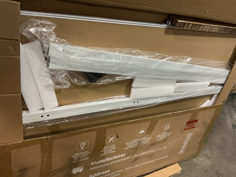 Condition photo showing New/Like New for maxtek Rolling Whiteboard, 72x48 Large Double-Sided White Board Dry Erase on Wheels, Giant Magnetic White Board Standing for Office, School, Home Office, Homeschool(72 x 48) 72"W x 48"H Style A