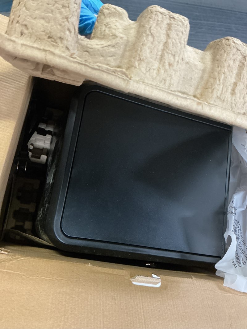 Condition photo showing Good Condition for Chefman Air Fryer 9 Qt | TurboFry 7-in-1 High-Powered 450°F Cooking for Crispier and Even Results | XL Basket with Viewing Window | Air Fry, Bake, Broil, Reheat, Dehydrate, Defrost, Keep Warm 9 Quart