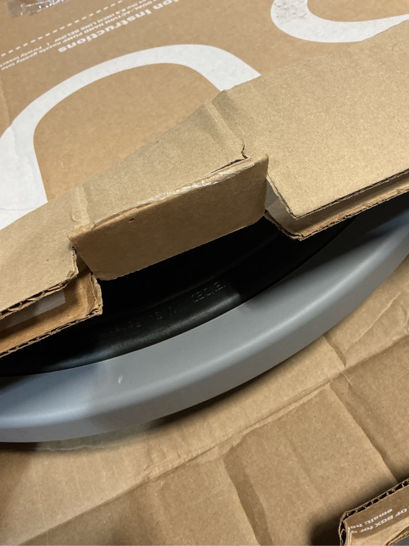 Condition photo showing As Is for BOSU NexGen 25IN Home Fitness Exercise Gym Strength Flexibility Balance Trainer with Rubberized Non Skid Surface and Hand Air Pump Blue