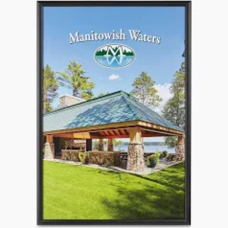 VHH 20x30 Snap Frames - Set of 2, Lightweigt Black Coated Aluminum, Plexiglass