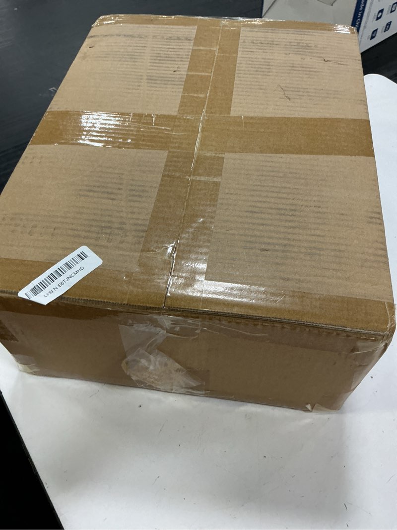 Condition photo showing New/Like New for cidaziya adjustable height standing desk for walking pad treadmill, portable rolling desk for laptop with drawer, small moblie sit to stand desk on wheels with stiffener for home office dorm bedroom white with drawer