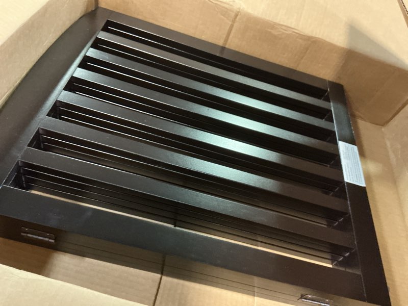 Condition photo showing Good Condition for PAWLAND Wooden Freestanding Foldable Pet Gate for Dogs, 24 inch 4 Panels Step Over Fence, Dog Gate for The House, Doorway, Stairs, Extra Wide (Espresso, 24" Height-4 Panels) Espresso 24" Height-4 Panel