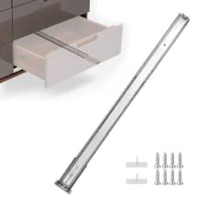 homdiy 2 packs  soft close drawer slides 24 inch heavy duty side mount dresser cabinet rails metal ball bearing and full extension kitchen cabinet drawer runners 
