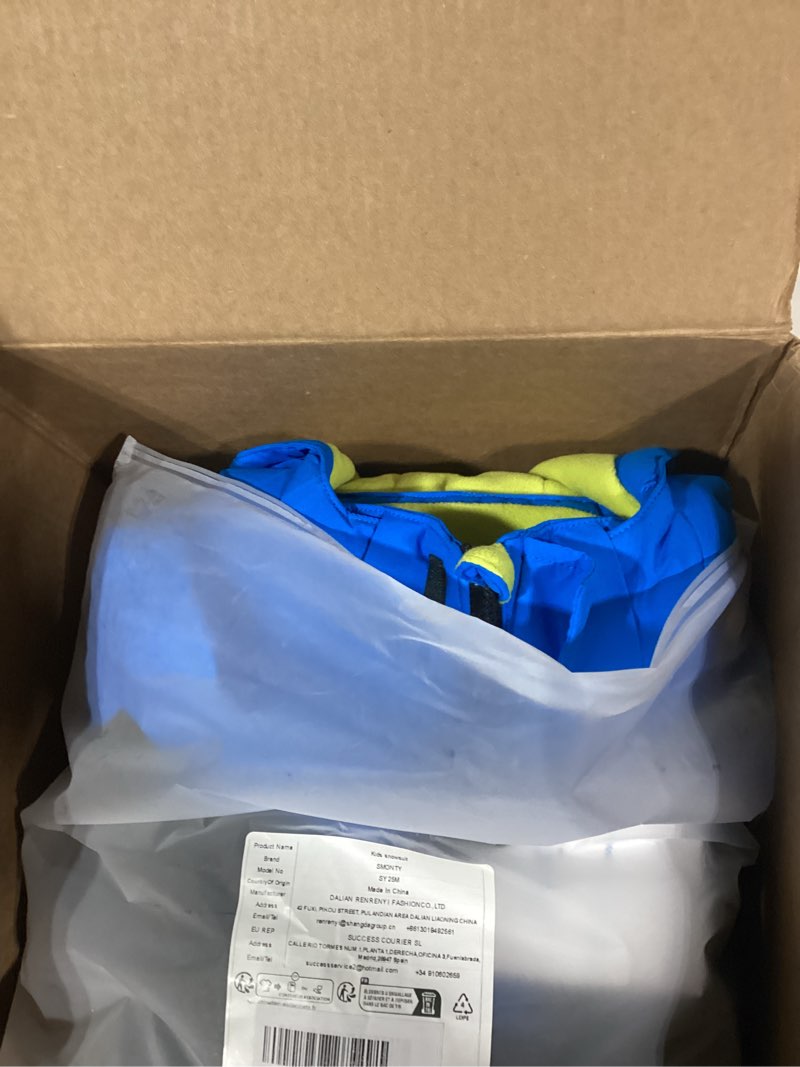 Condition photo showing Good Condition for SMONTY Kids Ski Suit Girls Boys Snowsuits Winter Ski Jacket & Bib Pants Set Snowboard Waterproof Windproof Warm Coat Blue 10-12 Years