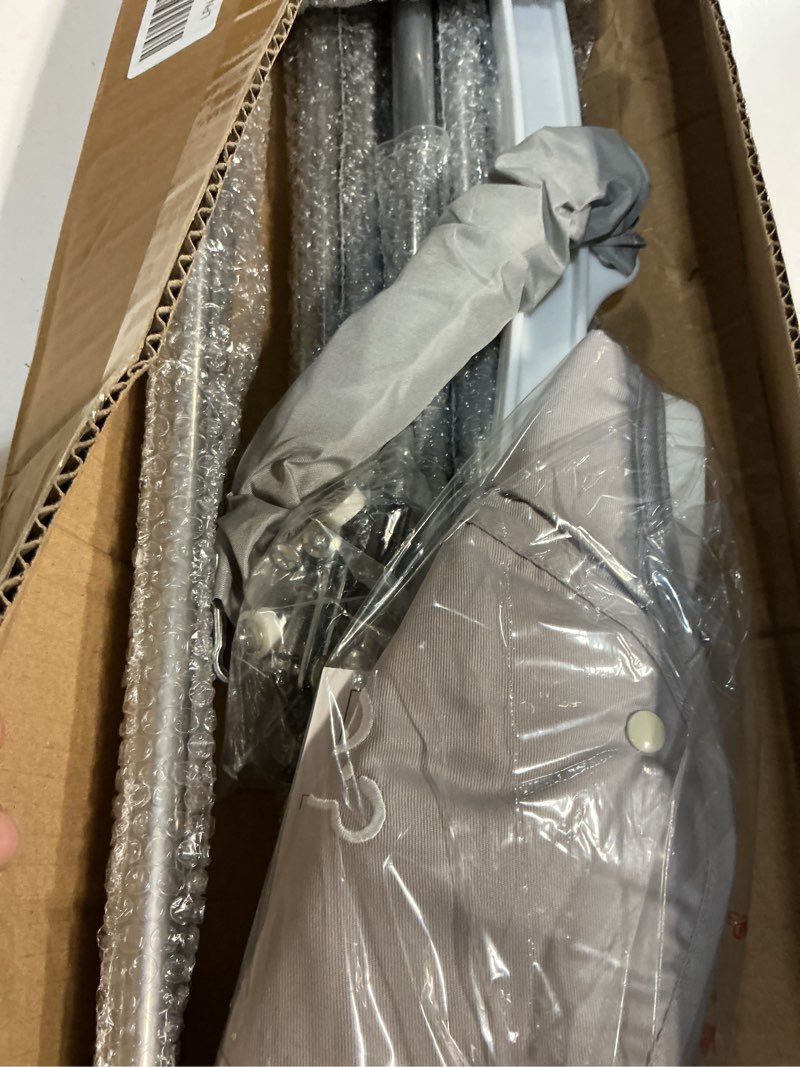 Condition photo showing Good Condition for baby jumper with stand, baby jumpers and bouncers, baby exerciser suitable for 6-24 months, easy to assemble & store jumper for baby grey