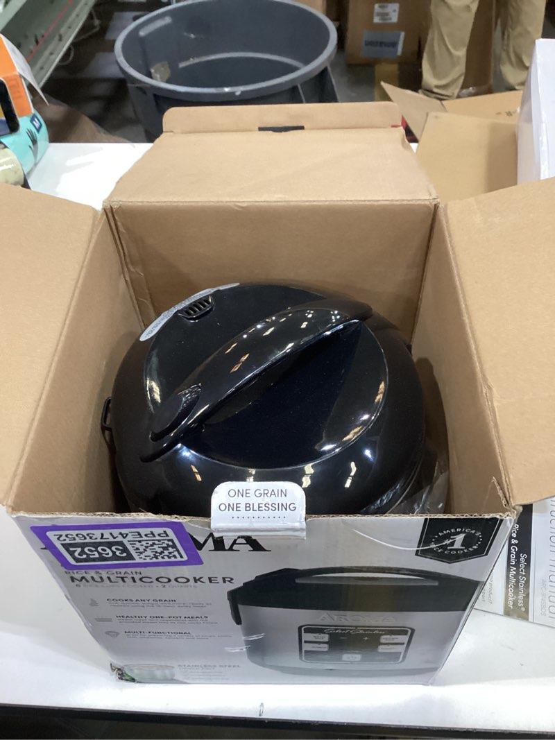 Condition photo showing Good Condition for aroma housewares select stainless digital rice & grain multicooker, rice cooker 4 cup uncooked, (arc-914sbds)