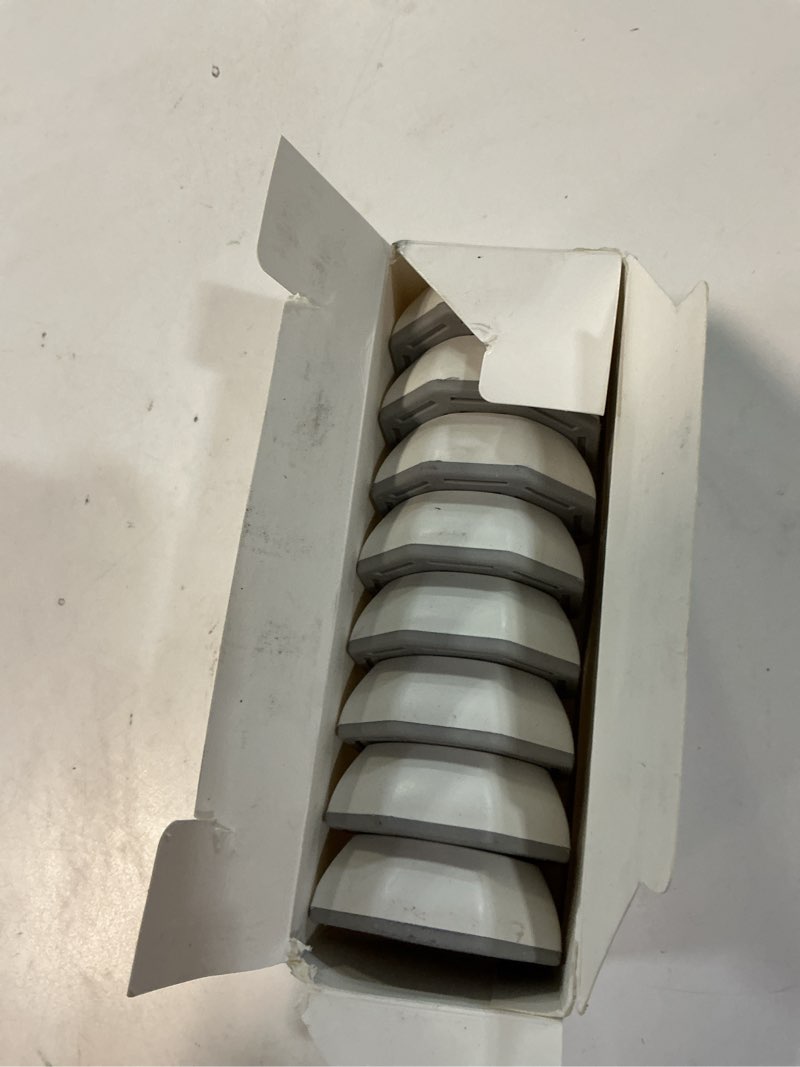 Condition photo showing As Is for icero baby gate wall protector - protect walls & doorways from pet & dog gates - pressure mounted gates work on stairs - gates wall cups - 8 pack - white icero wall cups white 8