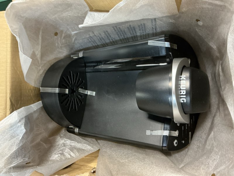 Condition photo showing New/Like New for keurig k-classic single serve k-cup pod coffee maker, with 3 brew sizes, 48oz removable reservoir, black