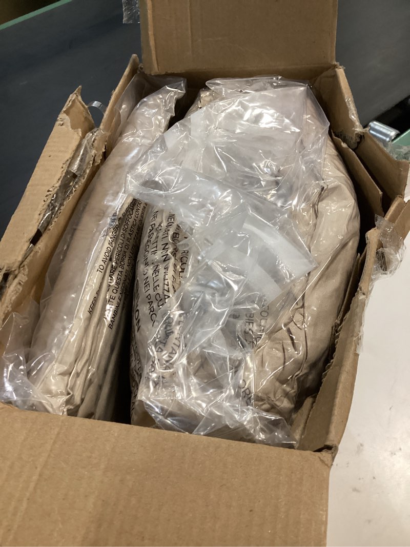 Condition photo showing Good Condition for bedsure queen comforter set beige - bed in a bag queen size bedding 7 pieces, gentlesoft™ pintuck bed set gift for family, pinch pleat all season comforter with sheets, pillowcases & shams queen 02 - beige