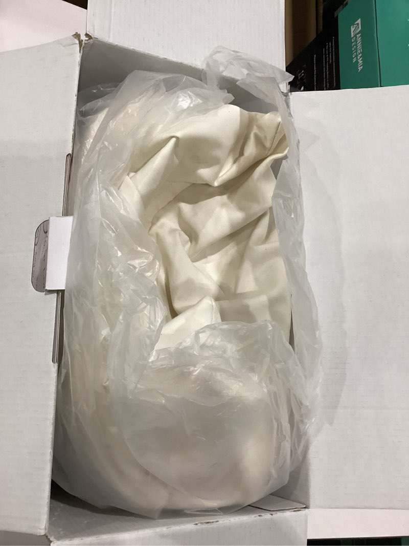 Condition photo showing New/Like New for lofe organic buckwheat pillow for sleeping with organic cotton pillowcase - 16''x22'', adjustable loft, breathable for cool sleep, cervical support for back and side sleeper(tartary buckwheat hulls) 16x22 off white(pure)