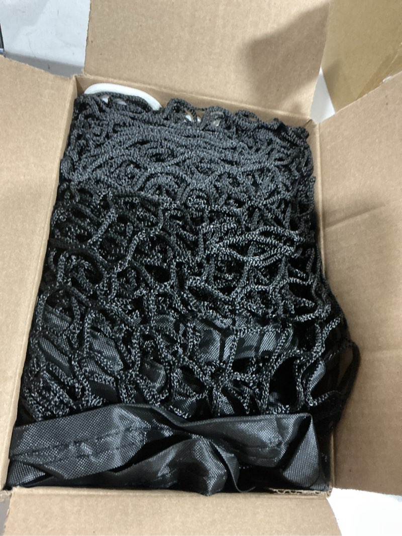 Condition photo showing Good Condition for 1/2pcs golf side net attachment for golf hitting nets with sandbag, 7 * 7ft/7 * 10ft golf barrier side net,golf practice hitting net barrier net for golf, baseball, hockey, soccer (black/red black-7*10ft-1pack