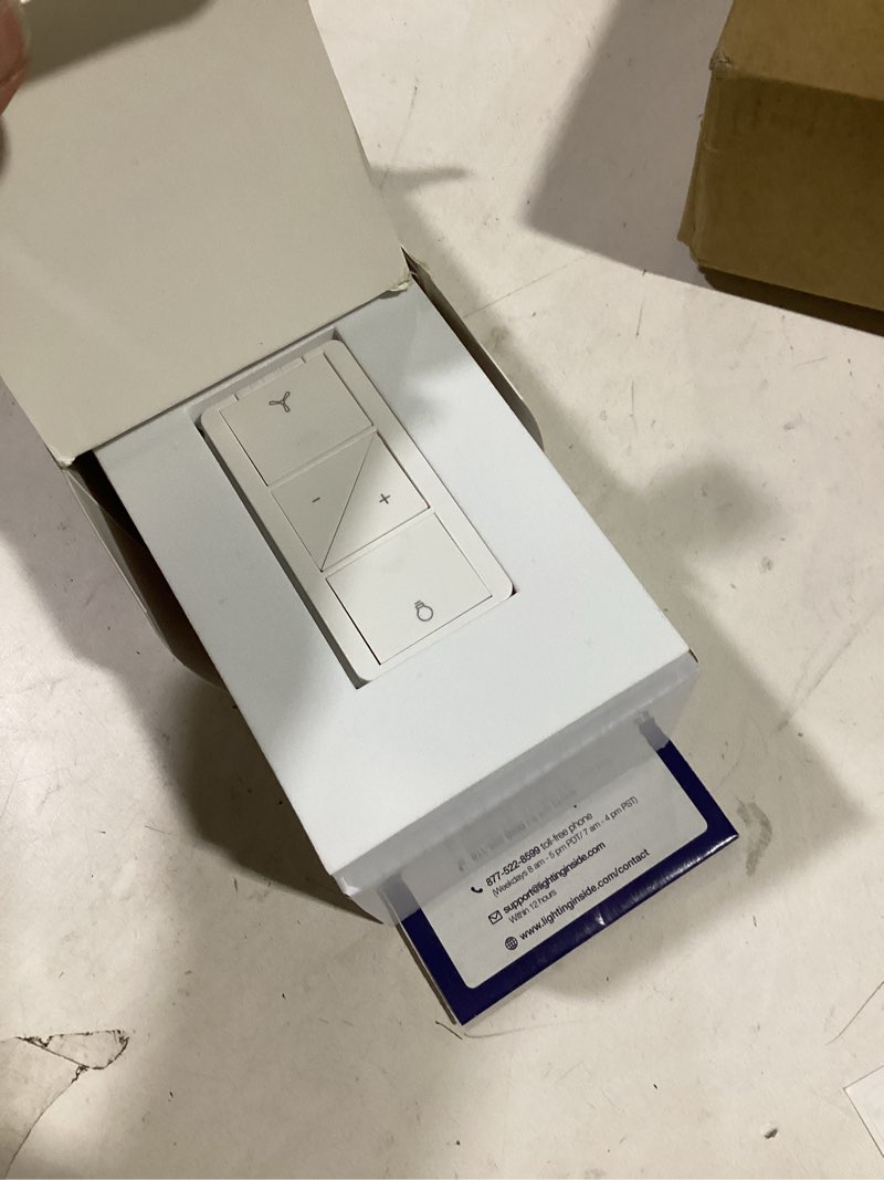 Condition photo showing New/Like New for Smart Ceiling Fan Control and Light Dimmer Switch, Compatible with Alexa/Google Assistant/Smart Life, Neutral Wire Required, Single Pole Fan Light Switch, 2.4G Wi-Fi only, Timer, No Hub Required, 1PC