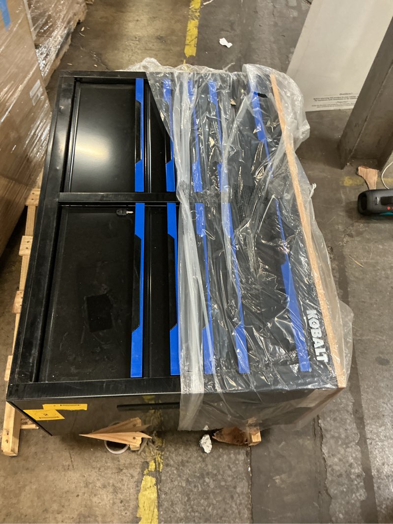 Condition photo showing As Is for 9-Drawers Rolling Black tool box