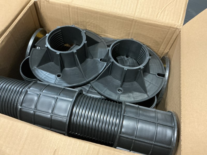 Condition photo showing Good Condition for 4 Pcs Adjustable Height Bed Support Legs 8.5-14.17 inch, Bed Frame Center Support Legs for Bed Frame Center Slat, Bed Support Legs Replacement 4 Round