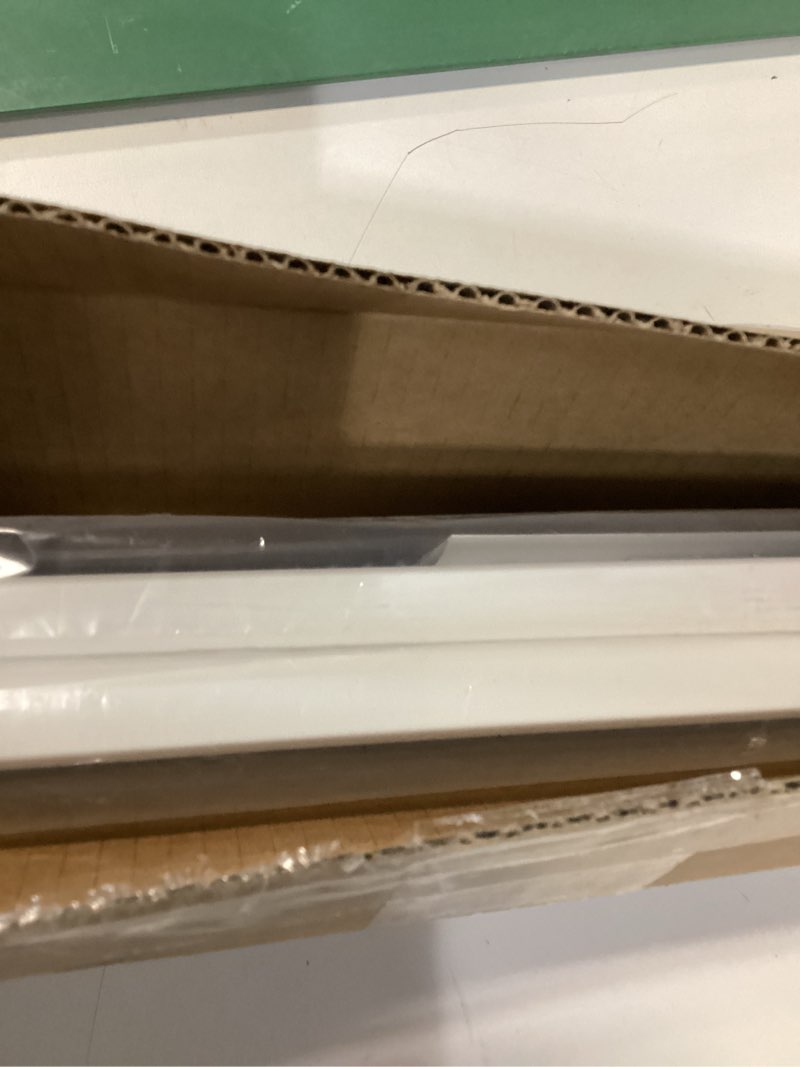 Condition photo showing Good Condition for LazBlinds Cordless Cellular Shades, No Tools No Drill Blackout Honeycomb Shades Pleated Blinds for Windows, 32.5'' W x 72'' H, Silver White Blackout-silver White 32 1/2'' W x 72'' H