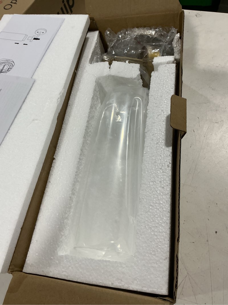 Condition photo showing Good Condition for phansthy rustic industrial wall sconce light with 3.14"/8cm tubular clear glass lampshade (single sconce antique)